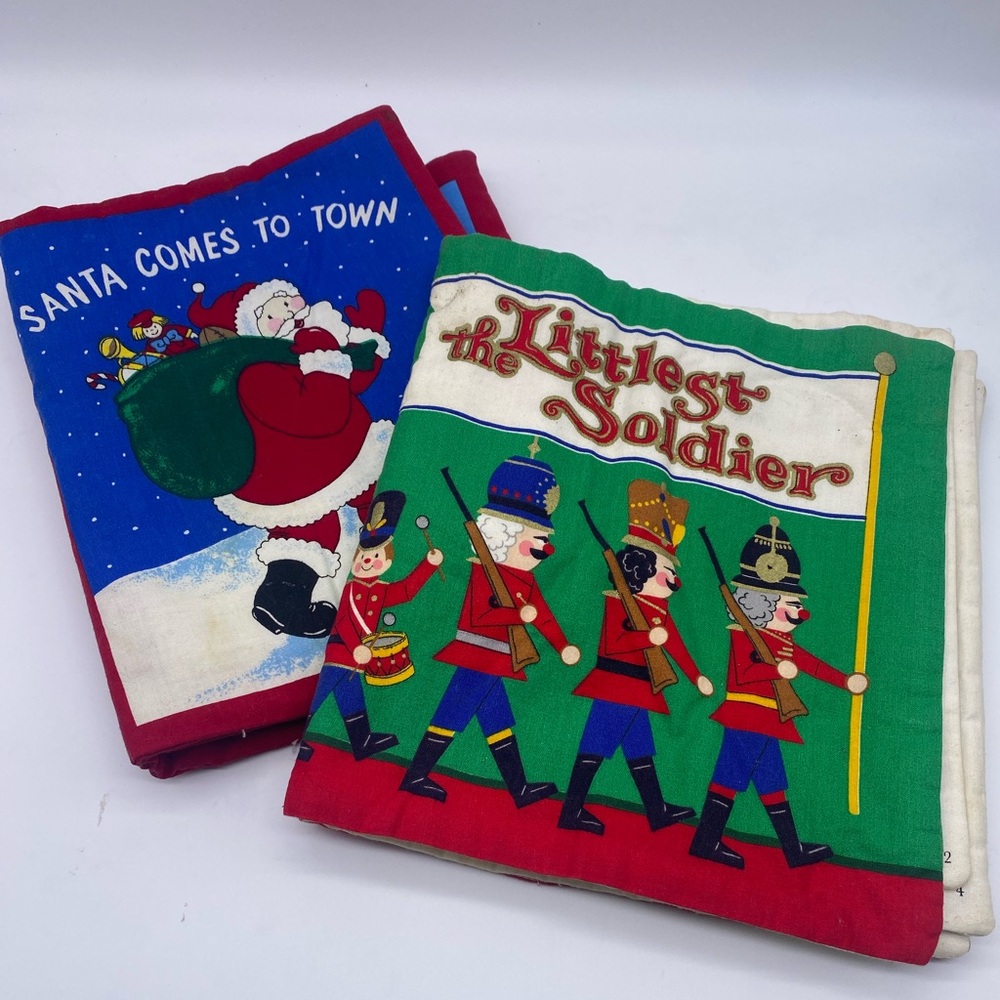 2 Vintage Cloth Books